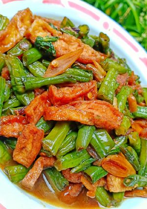 Foto resep Oseng Tahu Kacang Panjang