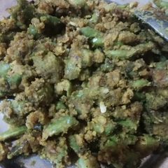 A picture of Besan ki mirch (gramflour chilli).