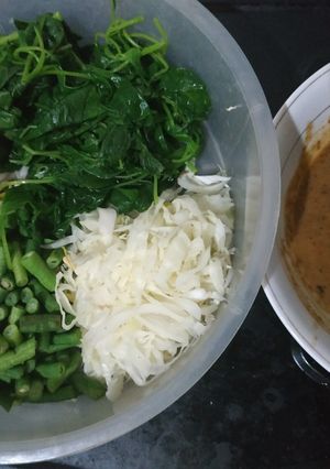 Foto resep Pecel sayuran