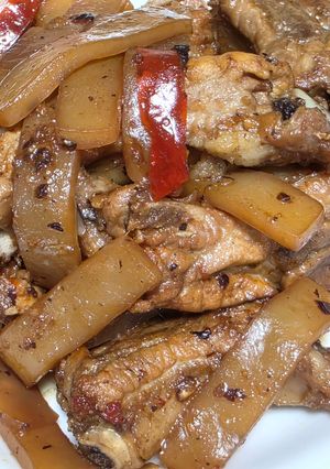 豆豉蒟蒻排骨 的食譜成品照片