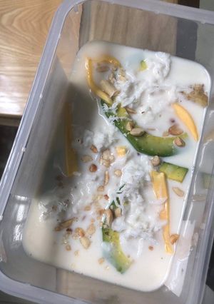 Hình của món Kem chuối trái cây 🍌.