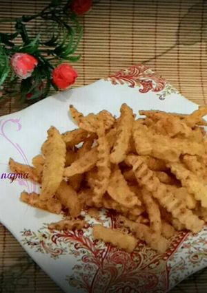 Foto resep Spicy french fries (homemade)