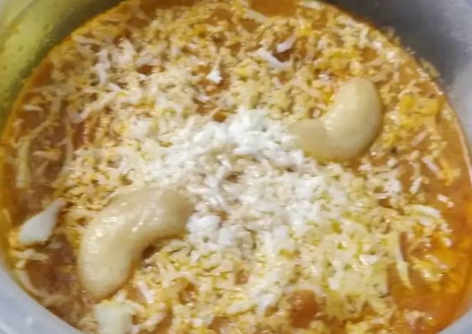 Recipe of Super Quick Homemade Shahi paneer