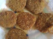 Una foto de falafel garbanzos