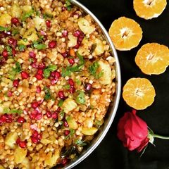 A picture of Sabudana khichdi (upvas special).