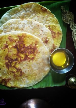 A picture of Puran poli.
