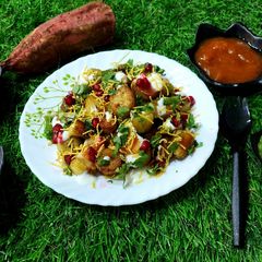 Shakar Kand Chaat A picture of Shakar Kand Chaat.