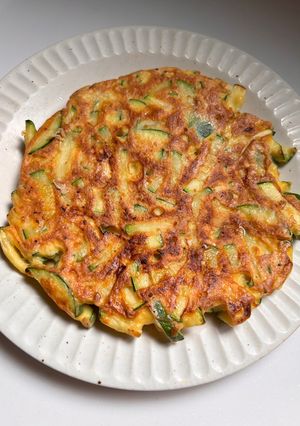 櫛瓜煎餅 的食譜成品照片