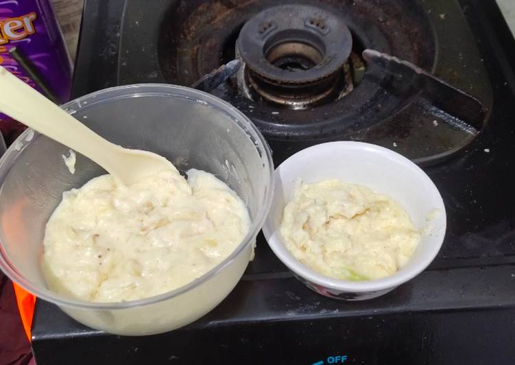 makanan Potato creamy cheese yang Menggugah Selera
