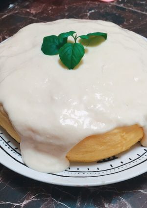 Hình của món Bông lan sữa chua sốt phô mai.