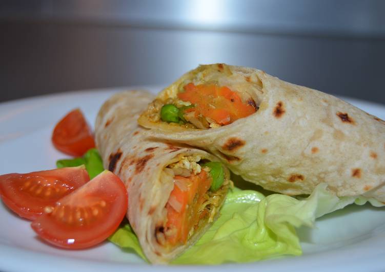 Chicken kathi rolls Recipe by Ashley Sanish - Cookpad India