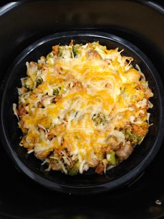 Una foto de Macarrones con brócoli gratinados
