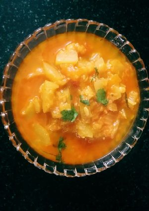 A picture of Lauki sabji.