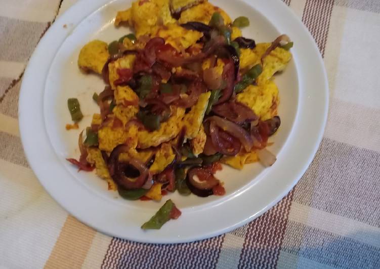 Recipe of Ultimate Vegetable egg #lunch ideas