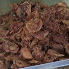 A picture of Sambal Ayam Nasi Puyung Lombok.