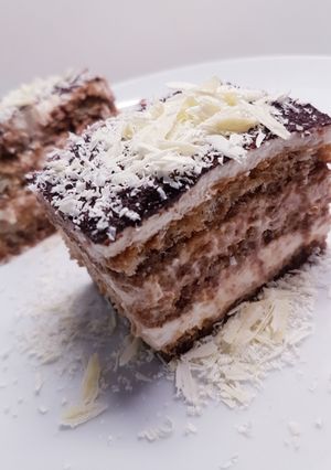 Una foto de Tiramisú sin huevo