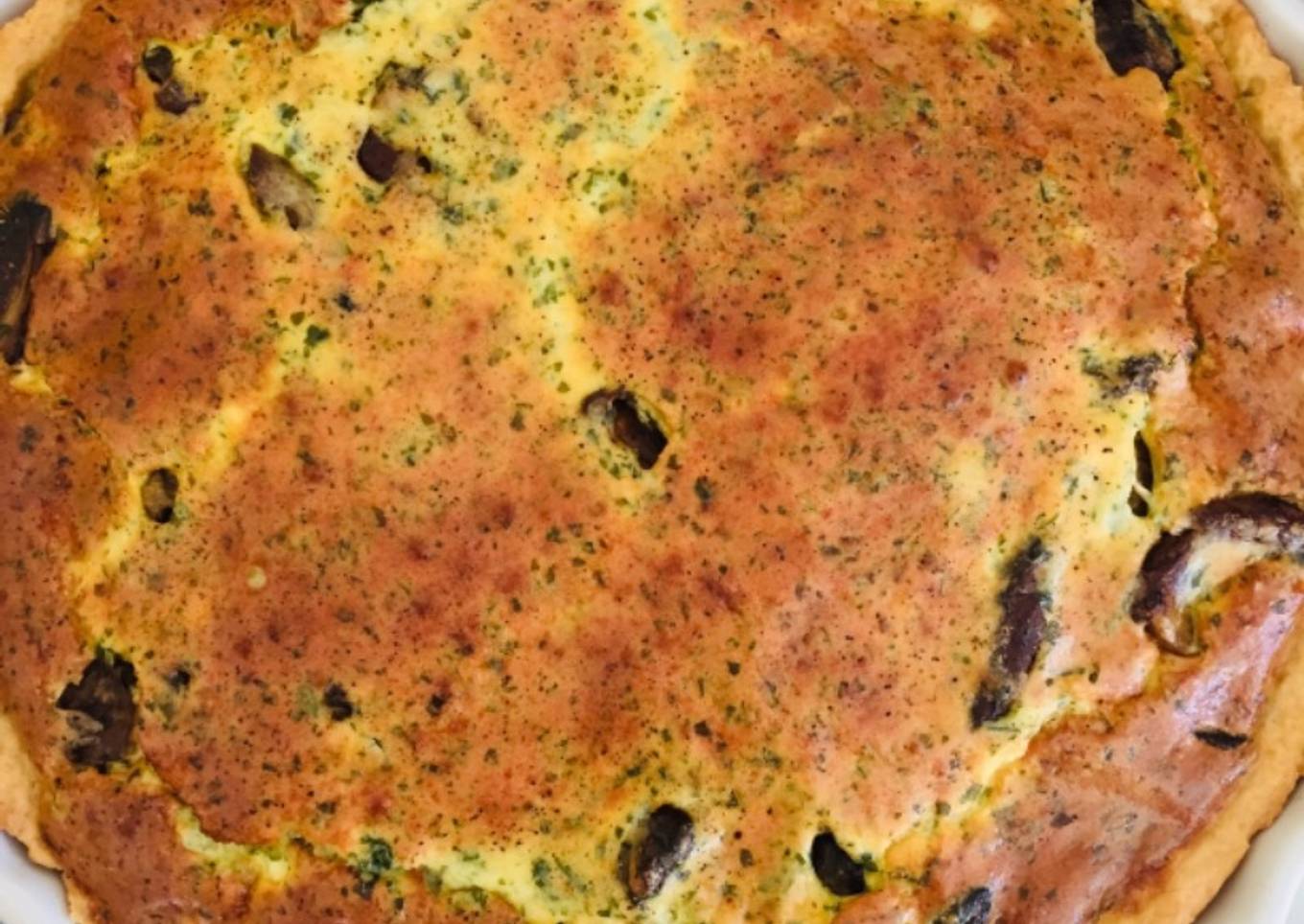 Tarte-Quiche aux Cèpes