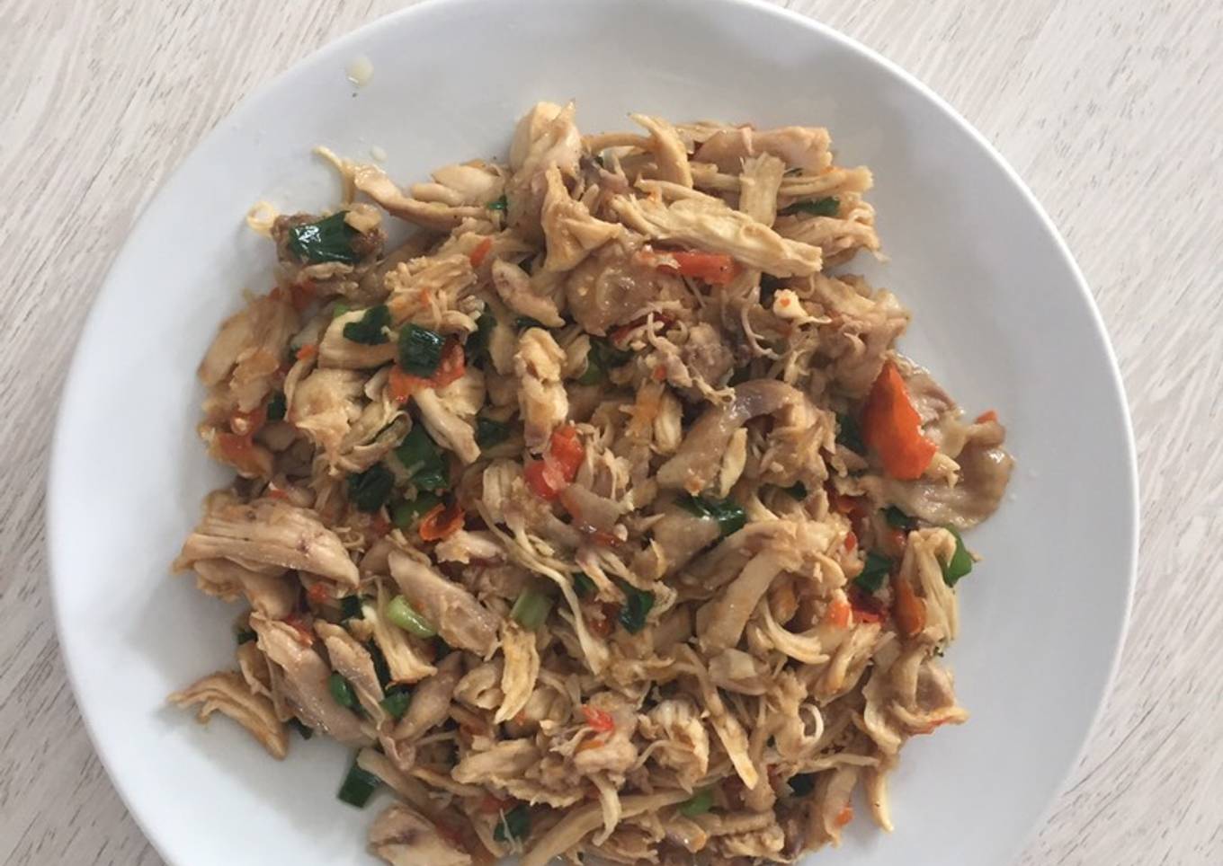 Ayam sambal Osang Asing pedes