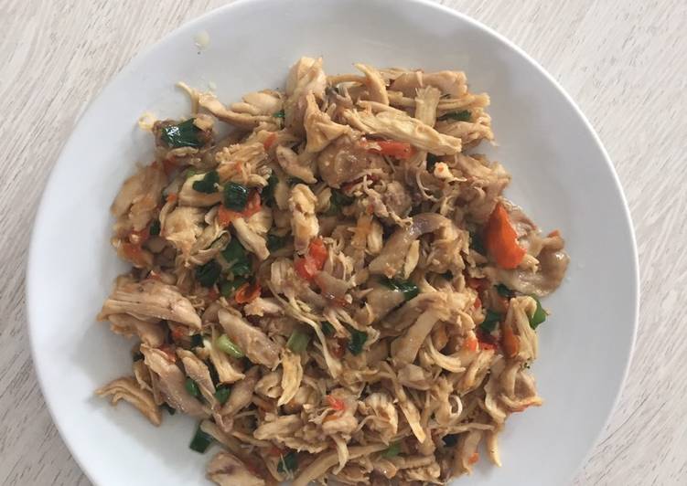 Ayam sambal Osang Asing pedes