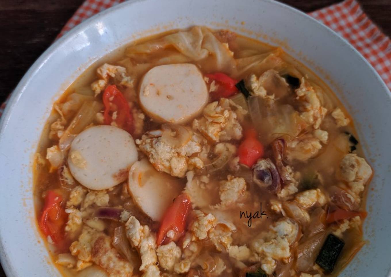 Gongso Bakso Telur