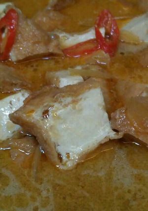 Foto resep Sayur tahu santan