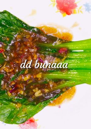 Foto resep Pokcoy siram saus tiram bawang