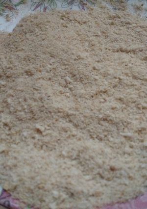 A picture of Fresh bread crumbs.