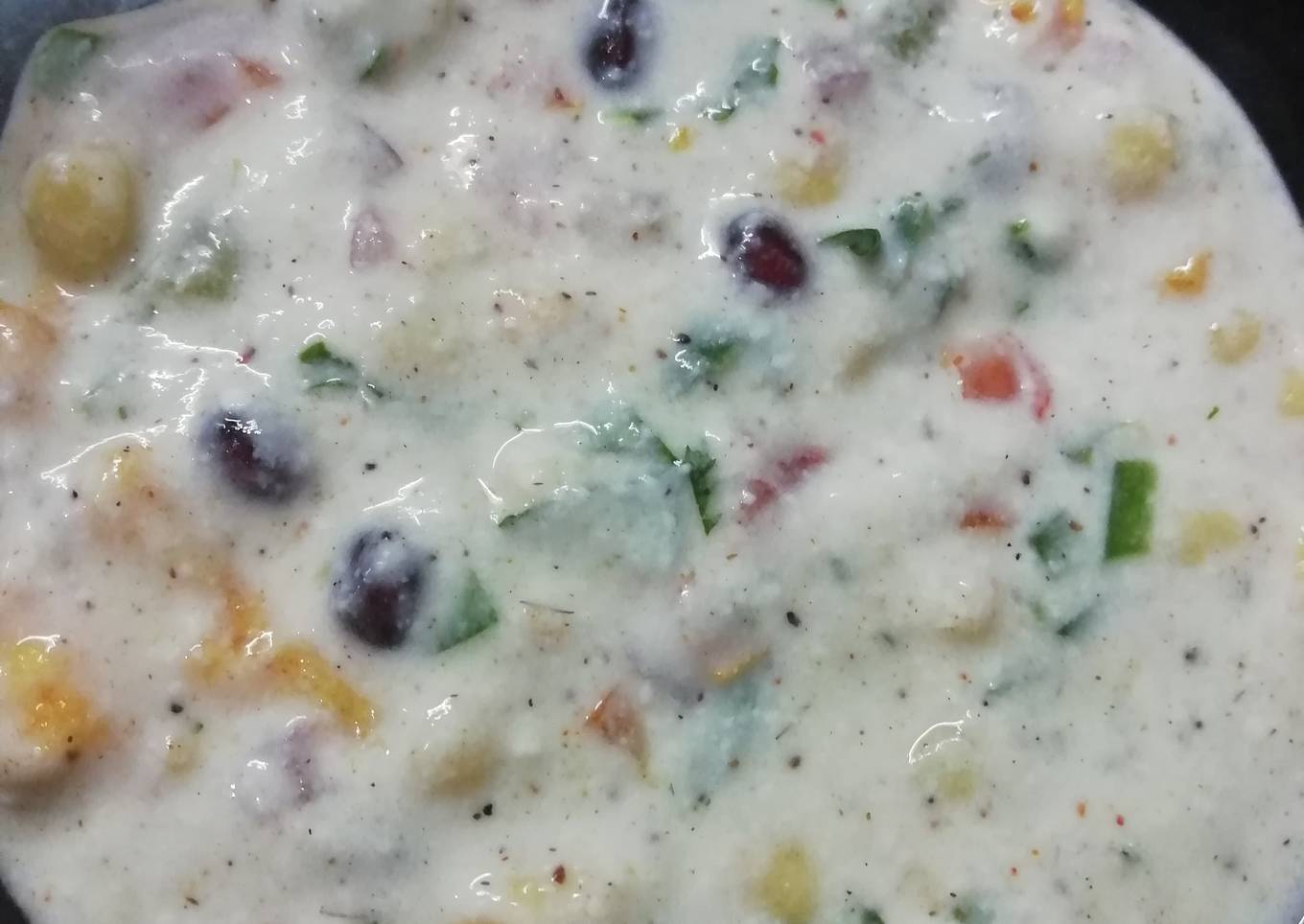 Fruitsmix boondi raita
