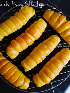 Foto resep Roti isi pisang coklat dan keju
