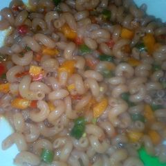 A picture of Jollof macaroni.