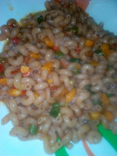 A picture of Jollof macaroni.