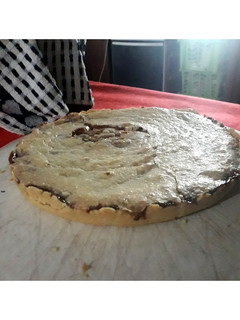 Una foto de Tarta fácil de coco y dulce de leche