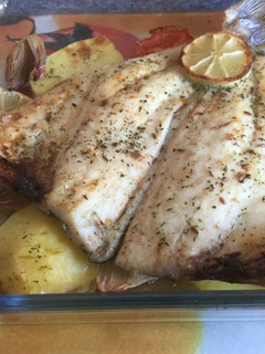 Una foto de Dorada al horno