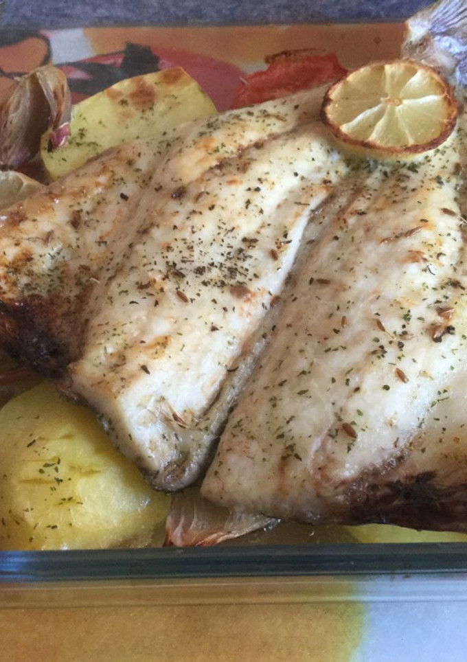 Una foto de Dorada al horno