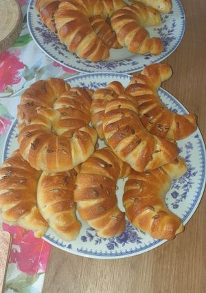 Pihepuha Sonkás-sajtos és Nutellás kiflik recept fotója