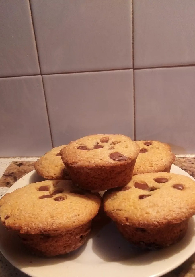 Una foto de Muffins con chips de chocolate 🍫
