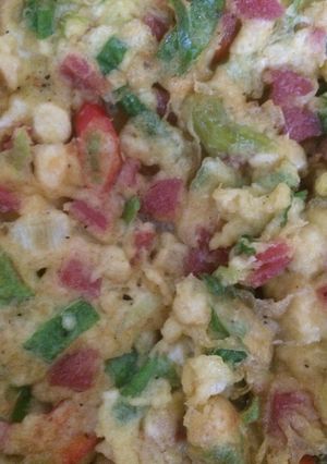 Foto resep Martabak telur abal-abal atau telur dadar campur