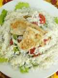 Ensalada verde con pollo a la plancha