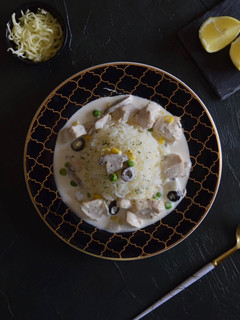 صورة لوصفة دجاج بالكريمة