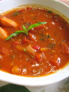 番茄洋蔥甲殼湯 的食譜成品照片
