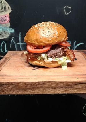 Juicy Lucy Burger recept fotója
