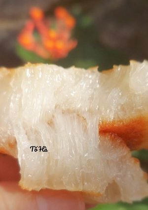 Hình của món Bánh BÒ nướng chảo.