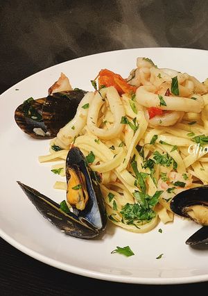 Hình của món Pasta hải sản.
