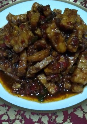 Foto resep Orek tempe pedas manis