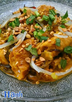 Hình của món Mì Căn Xào Lăn (Món Chay).