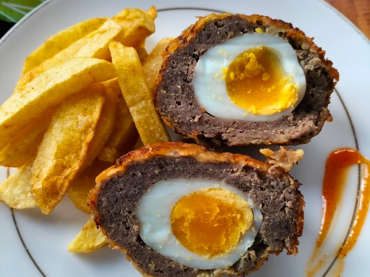 Cara Mudah Membuat Resep  Scotch Egg yang Bikin Ngiler, Sempurna