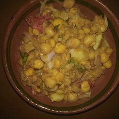 Tradional cholay. (chick pea) A picture of Tradional cholay. (chick pea).