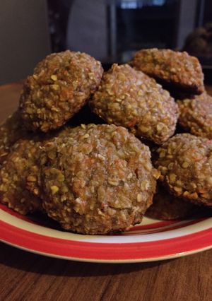 Una foto de Galletas de avena, plátano y zanahoria🍌🥕🍪