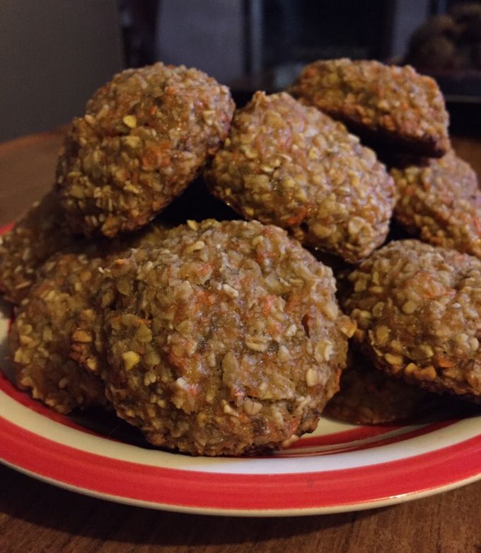 Una foto de Galletas de avena, plátano y zanahoria🍌🥕🍪