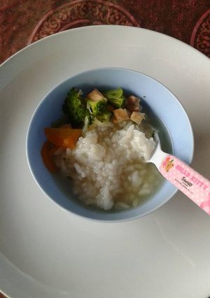 Foto resep Sup ikan salmon mpasi